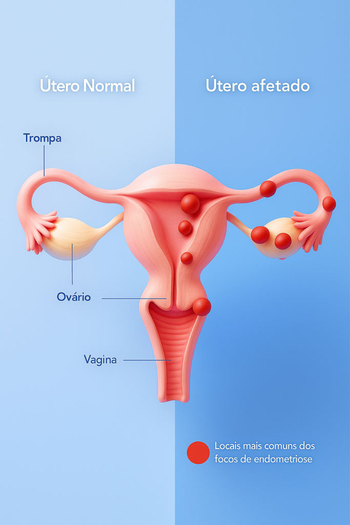 Entenda a endometriose a fundo. Abordamos as causas, os 4 D's dos sintomas, diagnóstico (do ultrassom à laparoscopia) e TODOS os tratamentos. O guia mais completo de 2025.